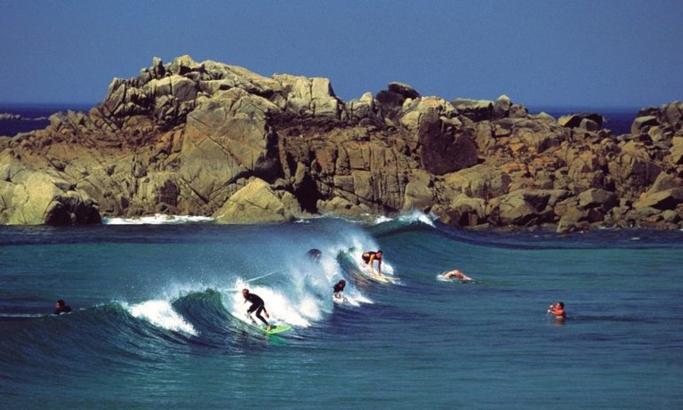 Surfing in Guernsey