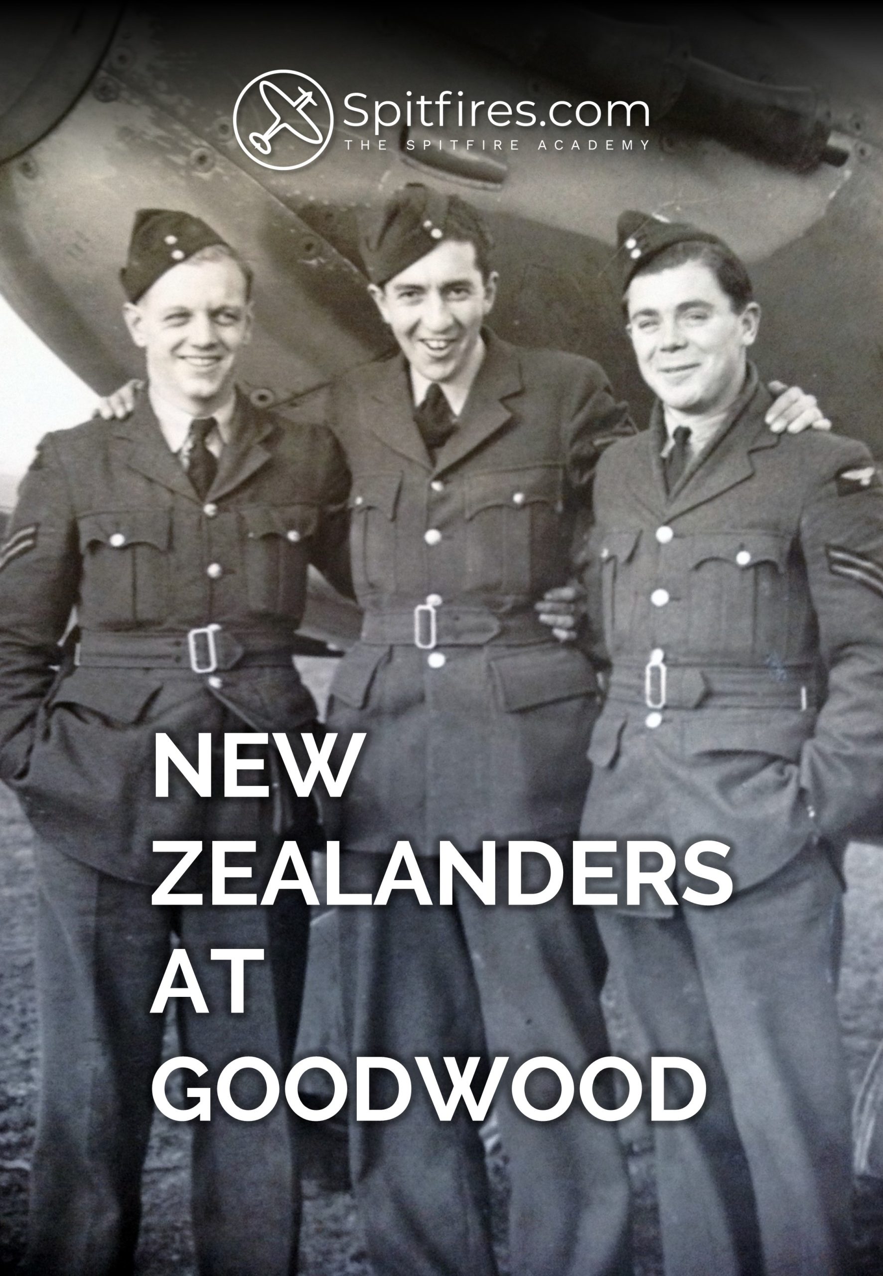 Pilots waiting to fly in a spitfire