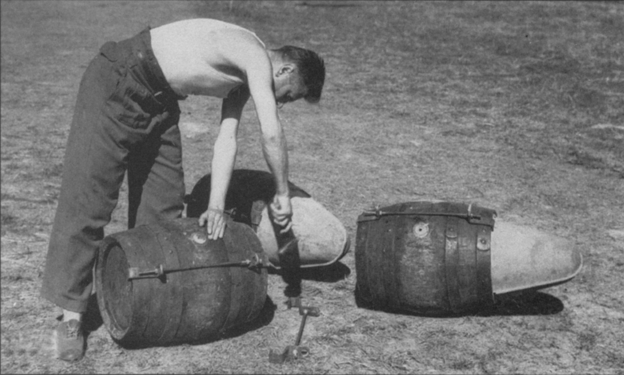 Beer Barrels destined for a Spitfire's wing