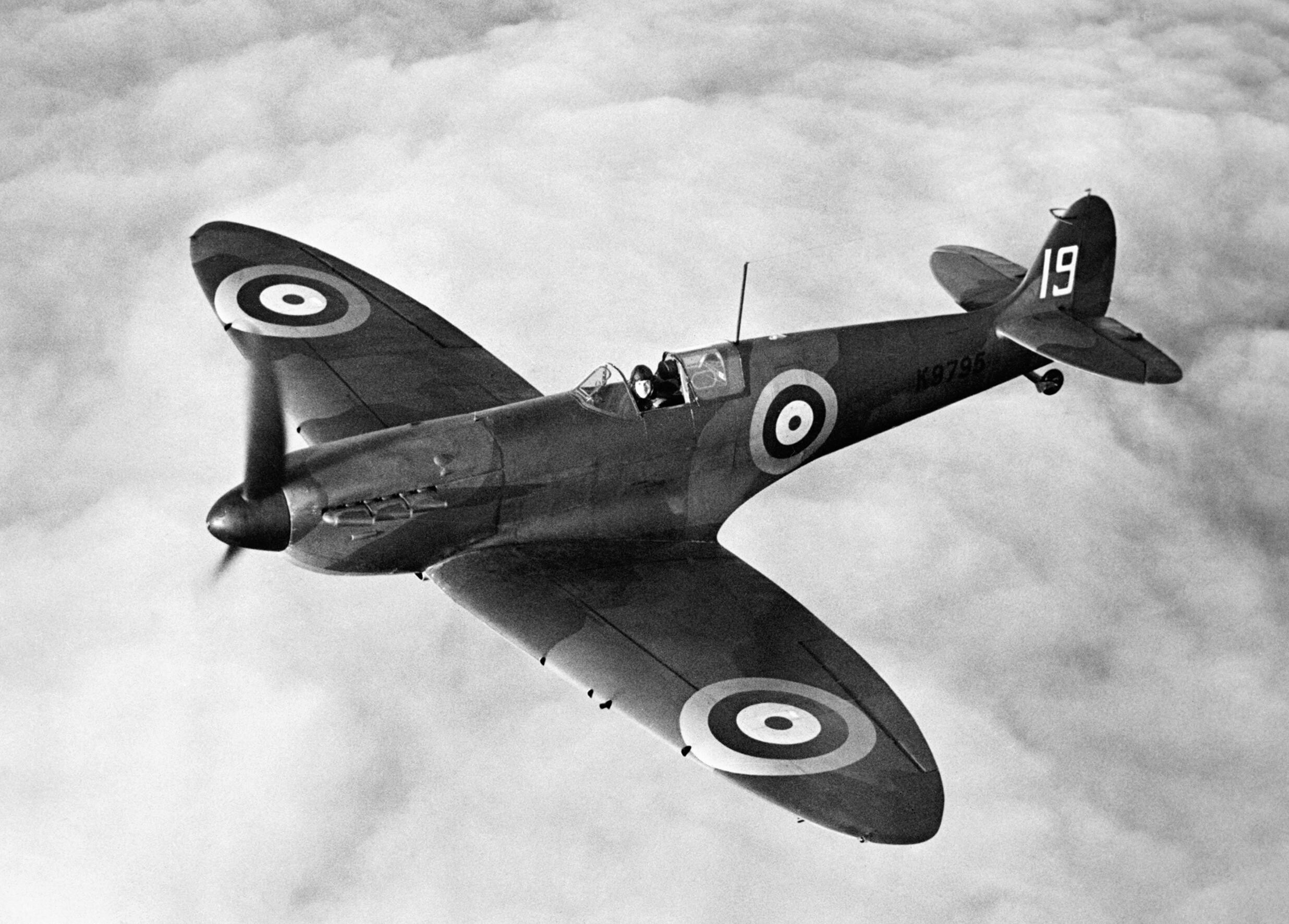 Supermarine Spitfire Mk I, produced in 1938