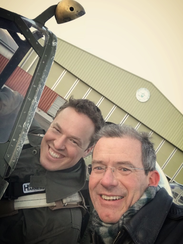Tim Granshaw Spitfire pilot John Dodd flying instructor